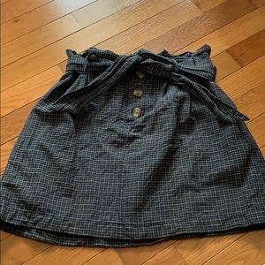 american eagle plaid skirt